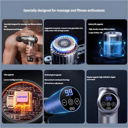 Lenovo Pro LED Fascia Massage Gun