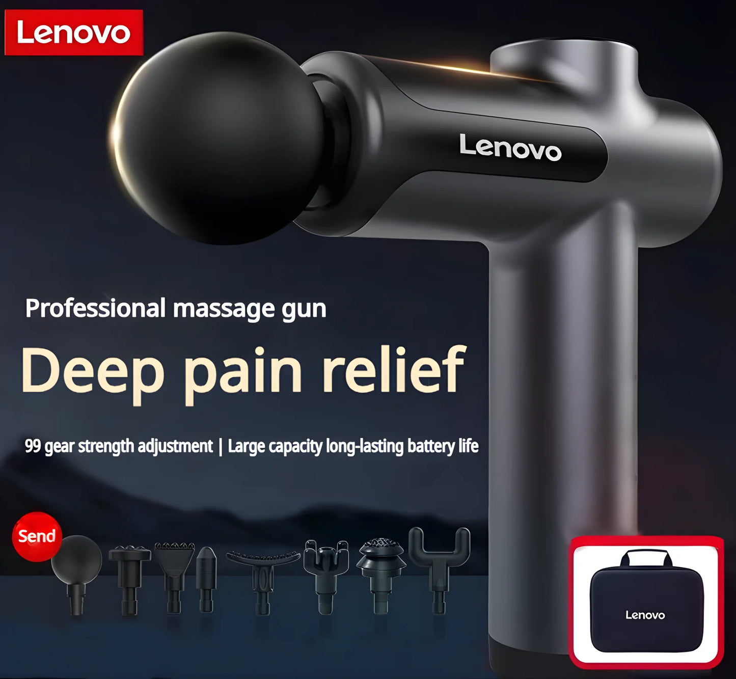 Lenovo Pro LED Fascia Massage Gun